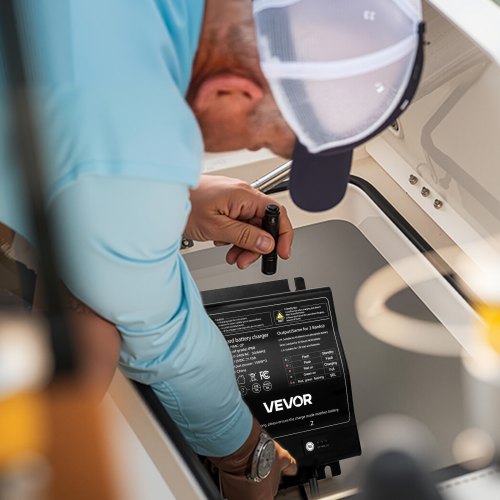 Marine Battery Charger 2Bank 10A 12V Onboard Boat Charger IP68