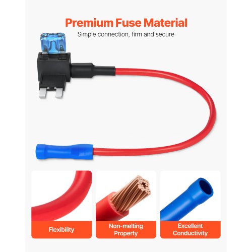 Fuse Tap 24 Packs 4 Types 12V Car AddaCircuit Fuse Tap Adapter Standard