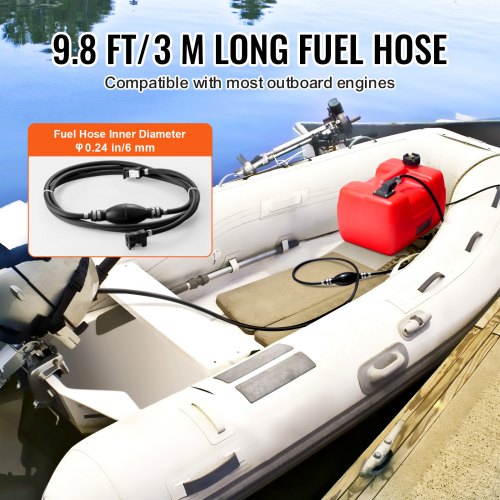 Boat Fuel Tank 317Gallon12L Marine Outboard Transfer Tank Transfer