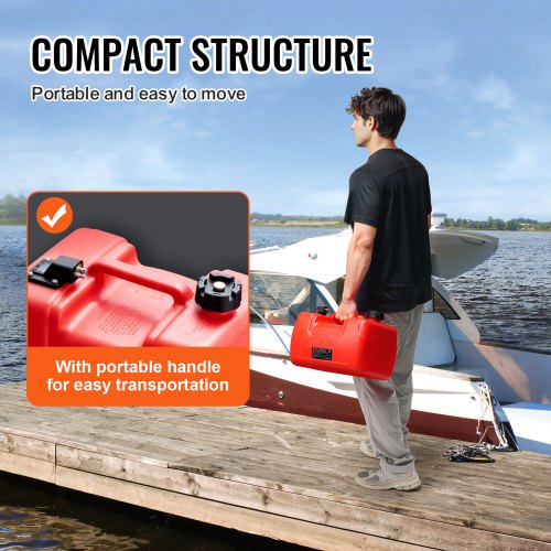 Boat Fuel Tank 317Gallon12L Marine Outboard Transfer Tank Transfer