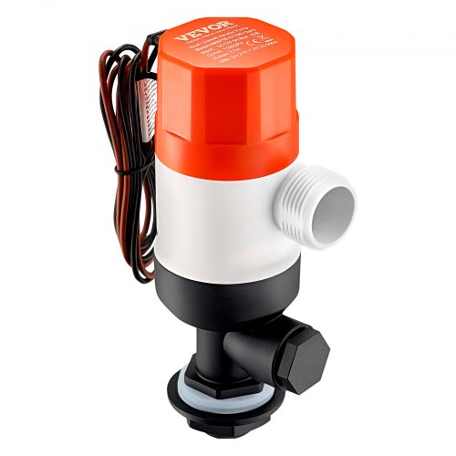 Livewell Pump for Boat 12V 1100 GPH Straight Livewell Aerator Pump with Dual