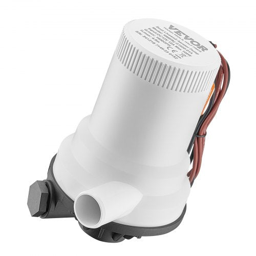 Livewell Pump for Boat 12V 1600 GPH Straight Livewell Aerator Pump with Dual