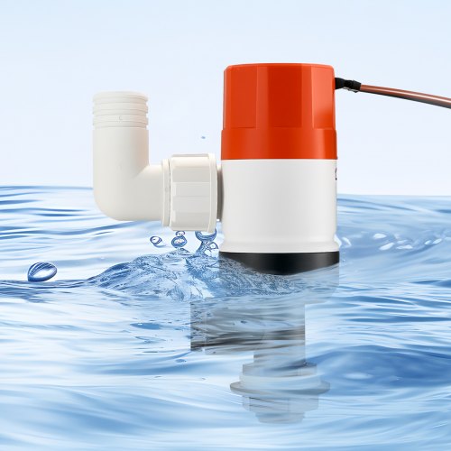 Livewell Pump for Boat 12V 800 GPH Straight Livewell Aerator Pump with Dual
