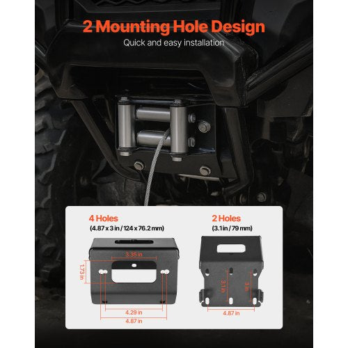 Winch Mount Winch Capacity of 20003600 lbs Trailer Hitch Winch Mount for Select