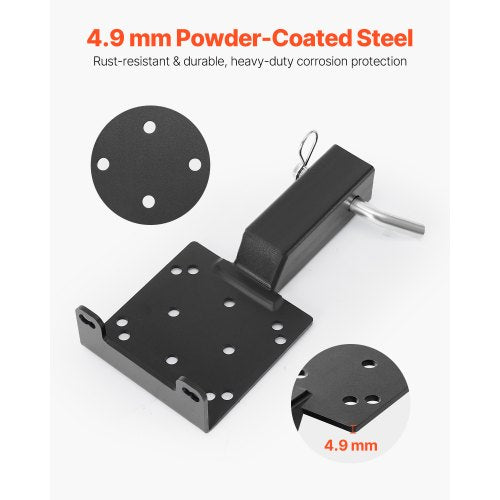 Winch Mount 3600 lbs 1633 kg Load Capacity Trailer Hitch Winch Mount