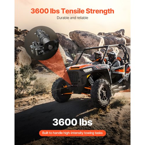 Winch Mount 3600 lbs 1633 kg Load Capacity Trailer Hitch Winch Mount