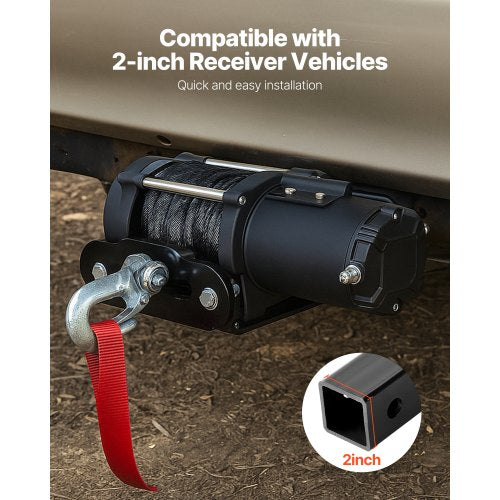 Winch Mount 3600 lbs 1633 kg Load Capacity Trailer Hitch Winch Mount