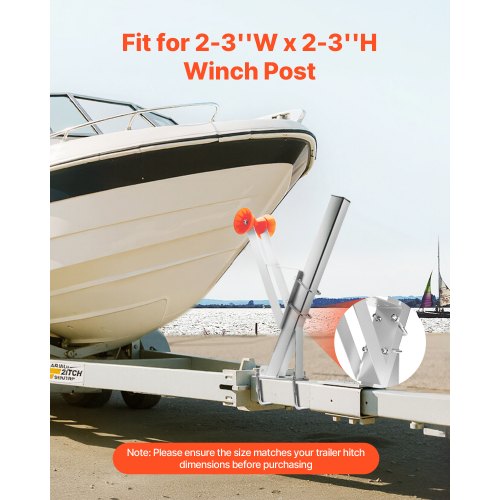 Boat Trailer Winch Stand 2 to 3inch Winch Posts Boat Trailer Winch Seat