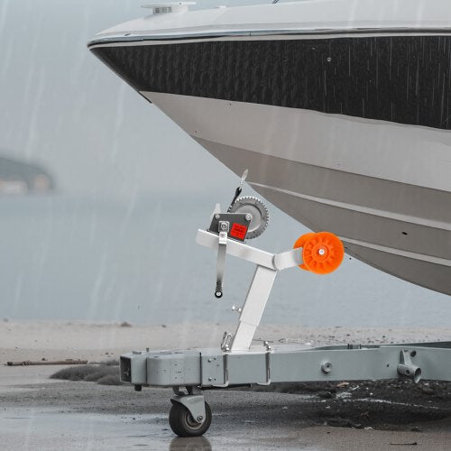 Boat Trailer Winch Stand with Roller 1200 lbs Winch 2 in x 25 ft Winch