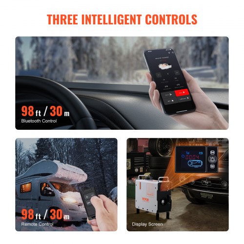 2KW Diesel Heater 12V24V All in One Diesel Air Heater with Bluetooth APP