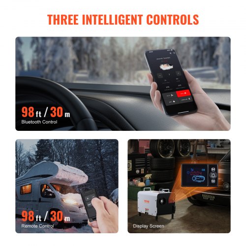 8KW Diesel Heater 12V24V All in One Diesel Air Heater with Bluetooth APP