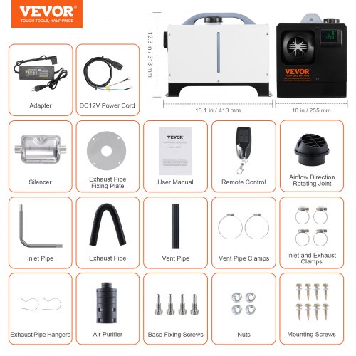 58KW Diesel Heater Diesel Air Heater All in One with Remote Control and LCD