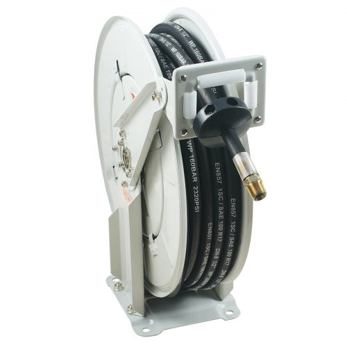 Fuel Hose Reel 12 x 50 Extra Long Retractable Machine Oil Hose Reel