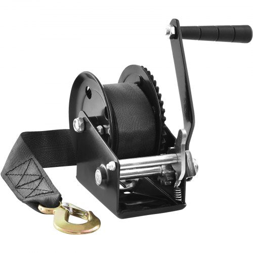 Hand Winch 1200 lbs Pulling Capacity Boat Trailer Winch Heavy Duty Rope