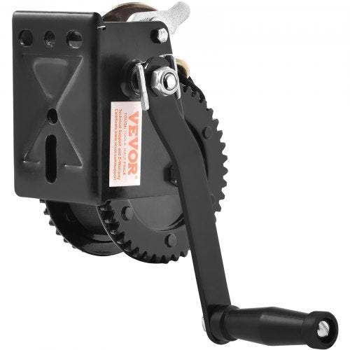 Hand Winch 2000 lbs Pulling Capacity Boat Trailer Winch Heavy Duty Rope