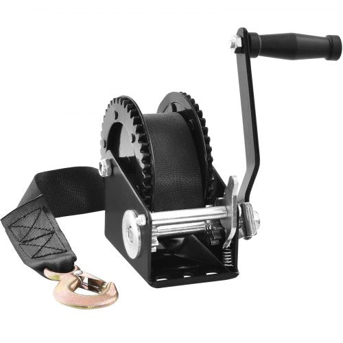 Hand Winch 2000 lbs Pulling Capacity Boat Trailer Winch Heavy Duty Rope