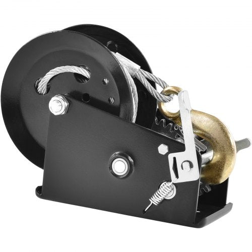 Hand Winch 3500 lbs Pulling Capacity Boat Trailer Winch Heavy Duty Rope