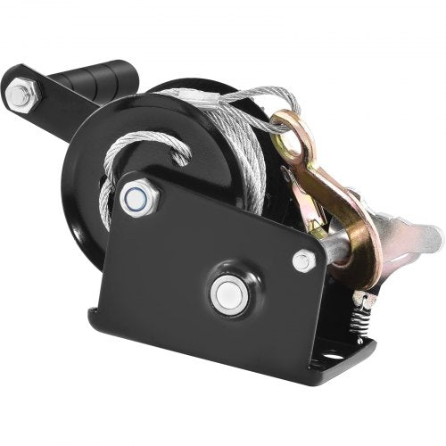 Hand Winch 800 lbs Pulling Capacity Boat Trailer Winch Heavy Duty Rope