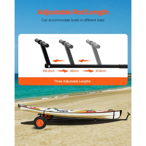 Boat Trailer Dolly 420lbs Load Capacity Carbon Steel Trailer Mover