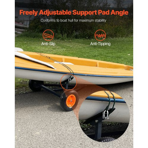 Boat Trailer Dolly 420lbs Load Capacity Carbon Steel Trailer Mover