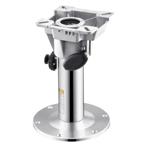 Boat Seat Pedestal Adjustable Height from 1276 to 18.7 Inches Aluminum