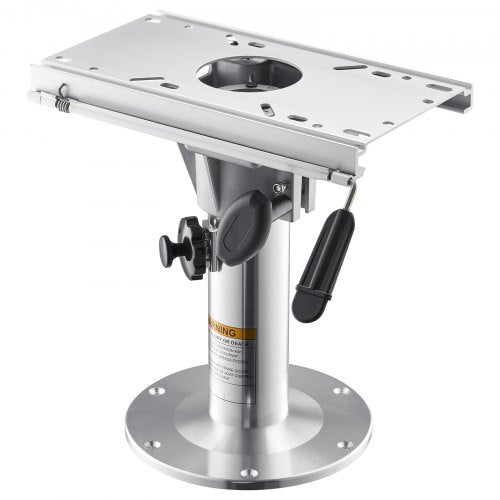 Boat Seat Pedestal Adjustable Height from 1339 to 19.2 Inches Aluminum