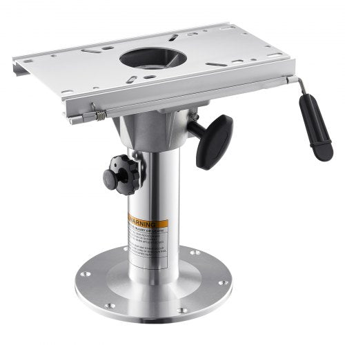 Boat Seat Pedestal Adjustable Height from 1339 to 19.2 Inches Aluminum
