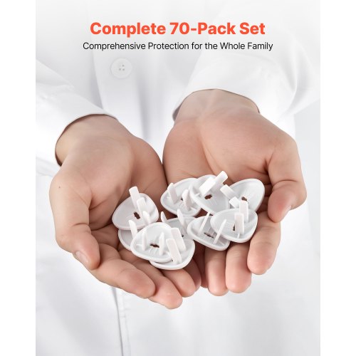 Outlet Covers 70 Pack Plug Covers for Electrical Outlets Secure Electric