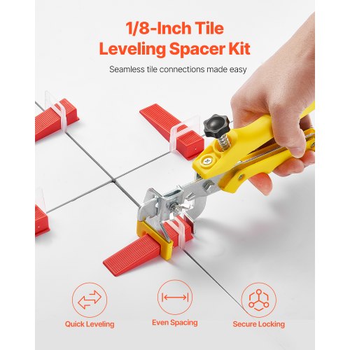 Tile Leveling System 18 Inch3 mm with 1pc Tile Plier 700 PCS DIY Tile