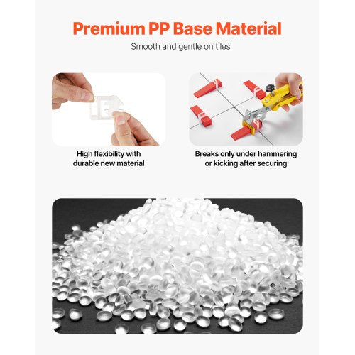 Tile Leveling System 18 Inch3 mm with 1pc Tile Plier 700 PCS DIY Tile