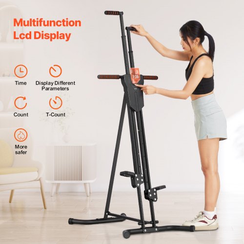 Stair Stepper Step Range Exercise Machine Vertical Climber for Home Gym
