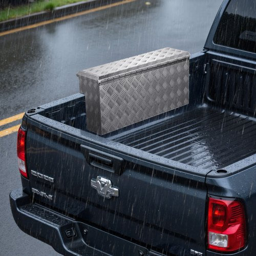 Truck Bed Tool Box Heavy Duty Aluminum Tool Box with Tread Patterns