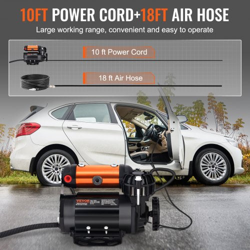 Onboard Air Compressor Kit 150PSI Offroad Air Compressor Portable Tire