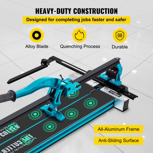 Tile Cutter 48 Inch Manual Tile Cutter Tile Cutter Tools with Single Rail