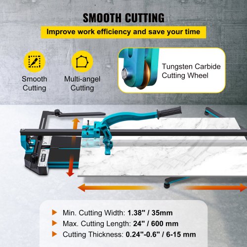 Manual Tile Cutter 24 inch Porcelain Ceramic Tile Cutter with Tungsten