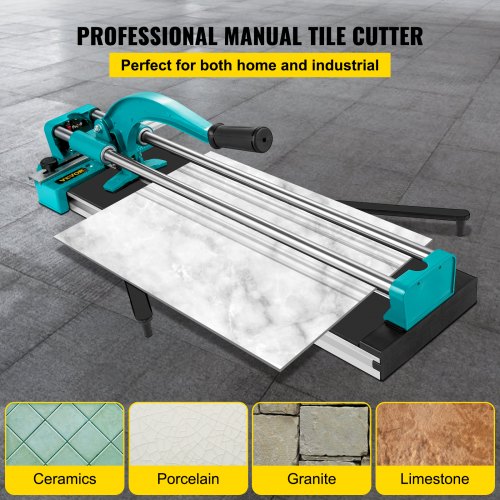 24 Inch Manual Tile Cutter Double Rails Professional Tile Cutter WAlloy