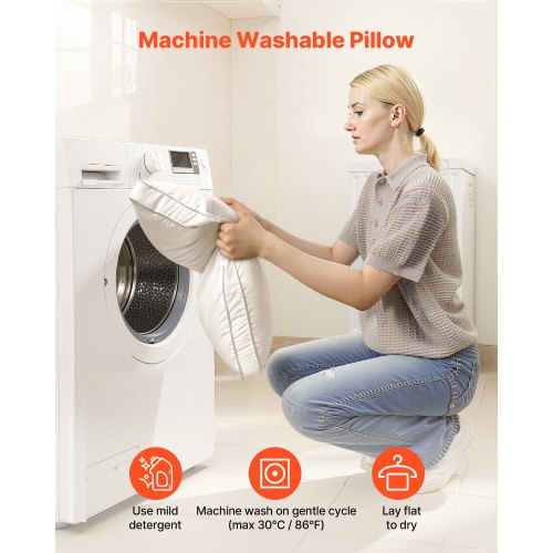 Bed Pillows for Sleeping Set of 2 King Size Luxury Quality Hotel Pillows