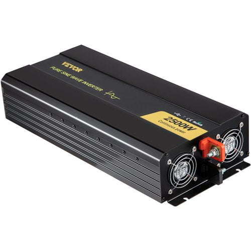 Pure Sine Wave Inverter 2500 Watt Power Inverter DC 12V to AC 120V Car