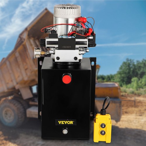 Hydraulic Power Unit 12 Volt Dump Trailer Hydraulic Pump Double Acting 12