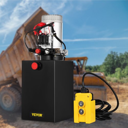 Hydraulic Pump Double Acting Hydraulic Power Unit 12V DC Dump Trailer Pump