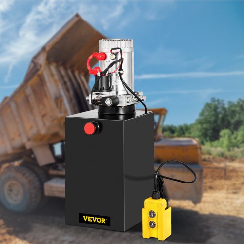 Hydraulic Pump Electric Hydraulic Pump 15 Quart Single Acting for Dump