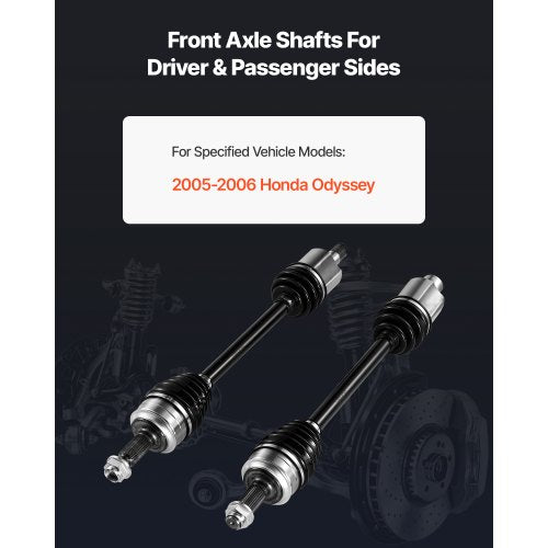 CV Axle Shaft Assembly 2 Pieces Front Left Right Driver and Passenger