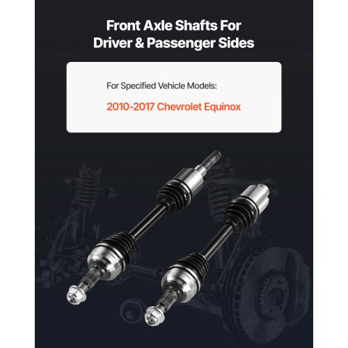 CV Axle Shaft Assembly 2 Pieces Front Left Right Driver and Passenger