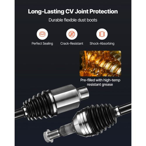 CV Axle Shaft Assembly 2 Pieces Front Left Right Driver and Passenger