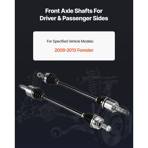 CV Axle Shaft Assembly 2 Pieces Front Left Right Driver and Passenger