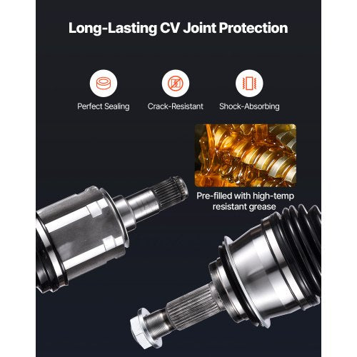 CV Axle Shaft Assembly 2 Pieces Front Left Right Driver and Passenger