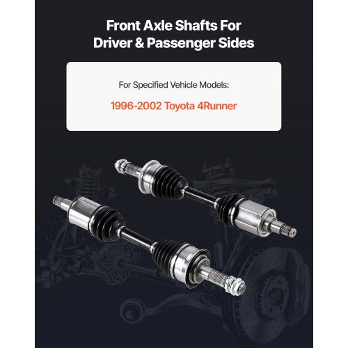 CV Axle Shaft Assembly 2 Pieces Front Left Right Driver and Passenger