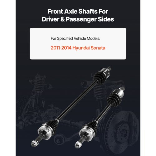 CV Axle Shaft Assembly 2 Pieces Front Left Right Driver and Passenger
