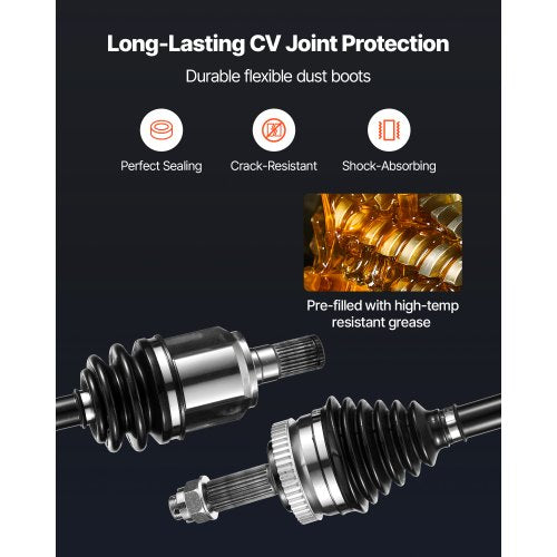 CV Axle Shaft Assembly 2 Pieces Front Left Right Driver and Passenger