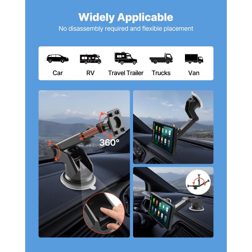 Wireless Car Stereo 10Inch HD Portable Radio Touch Screen with Apple